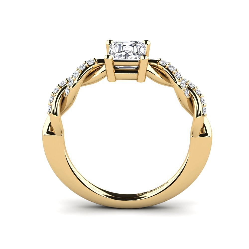 Lab Grown Diamond Engagement Ring Wicat - Emerald
