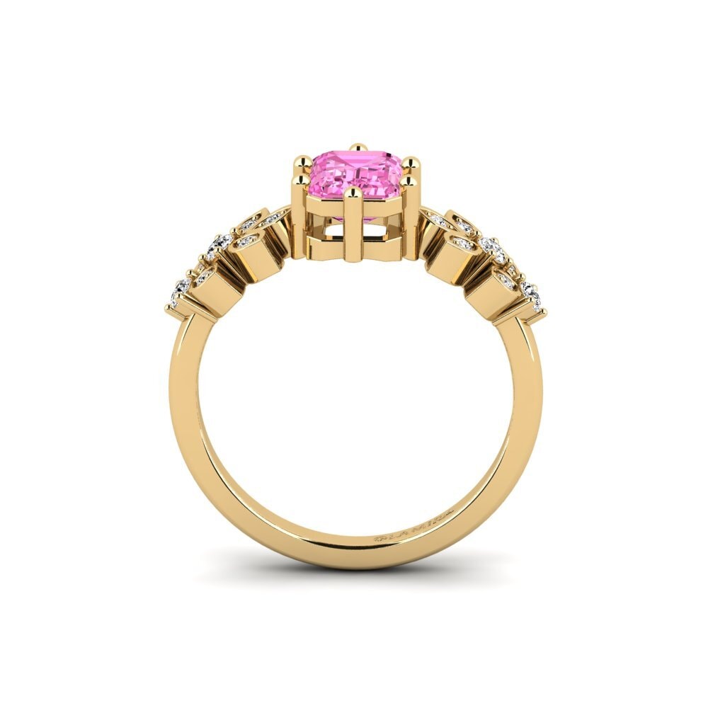 Topacio Rosa Anillo de compromiso Yatopi - Emerald