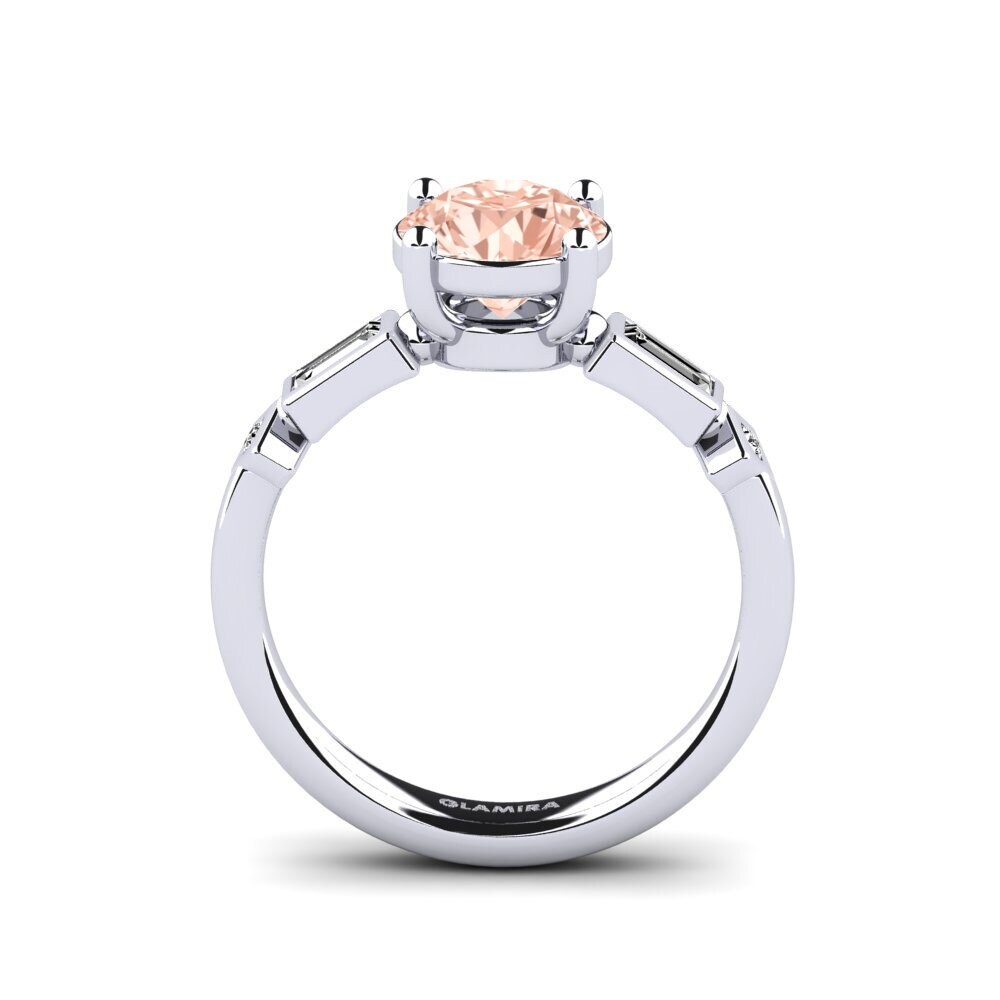 Morganita Anillo de compromiso Conga - Round