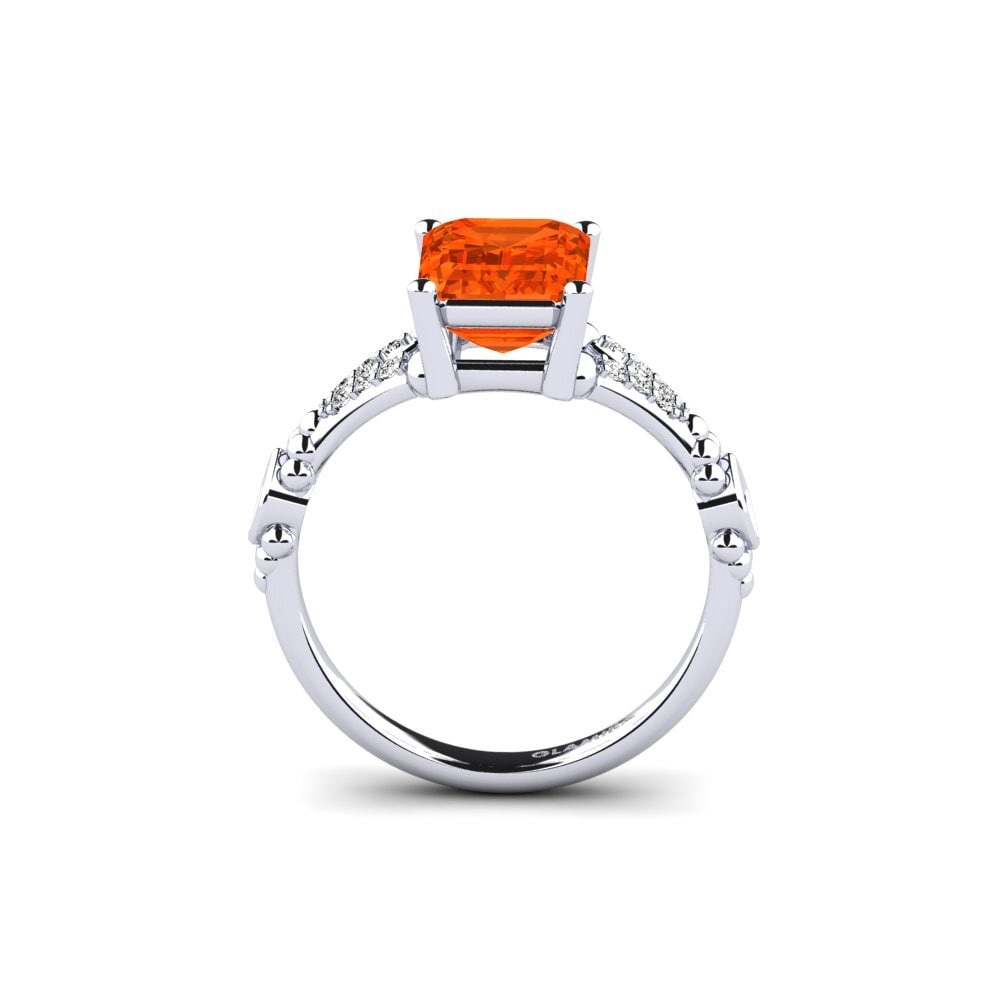 Ópalo Fuego Anillo de compromiso Epai - Emerald