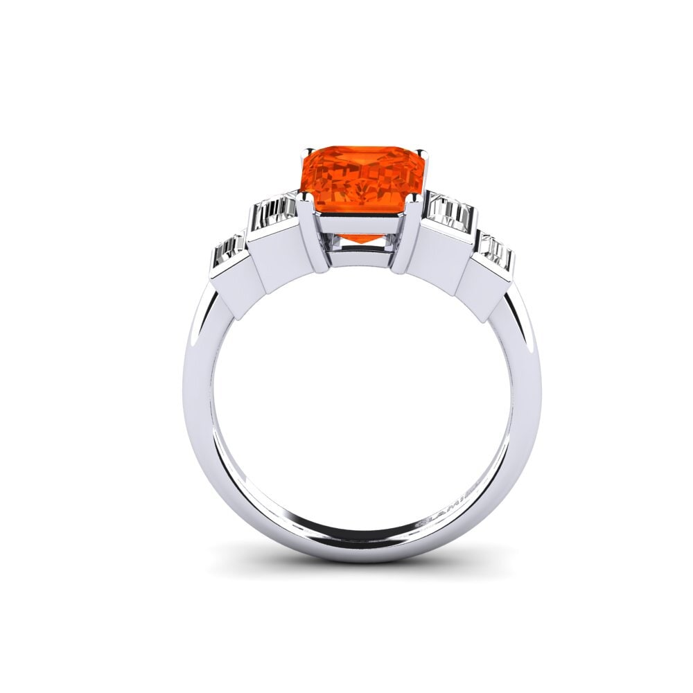 Ópalo Fuego Anillo de compromiso Fitigel - Emerald