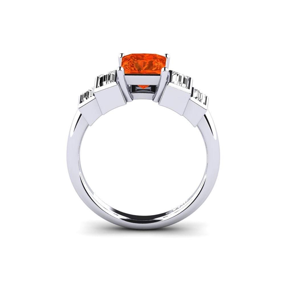 Ópalo Fuego Anillo de compromiso Fitigel - Princess