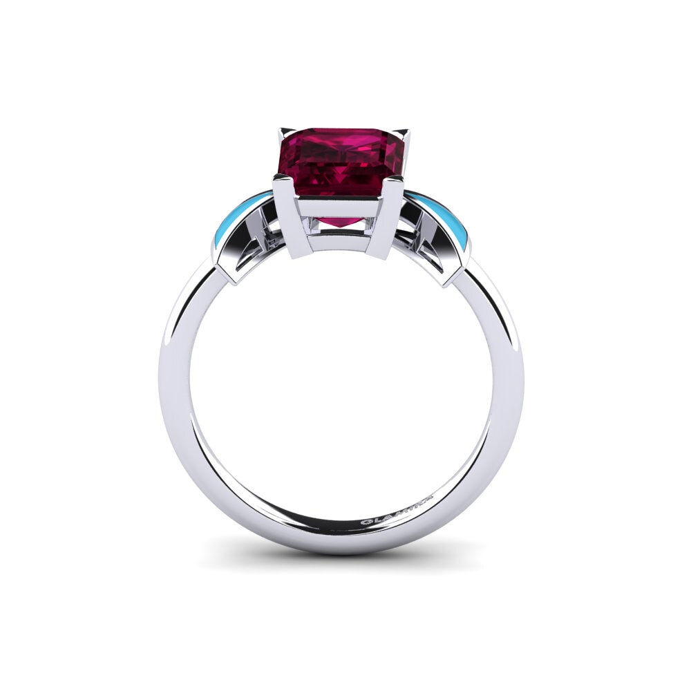 Rhodolit-Granat Verlobungsring Fratina - Emerald
