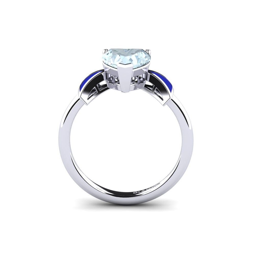 Aquamarin Verlobungsring Fratina - Heart