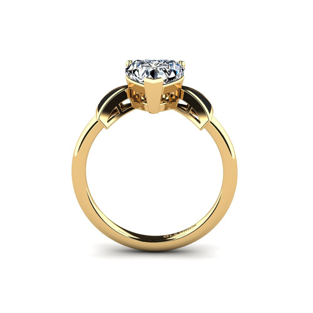 Gelbgold 585 Verlobungsring Fratina - Heart