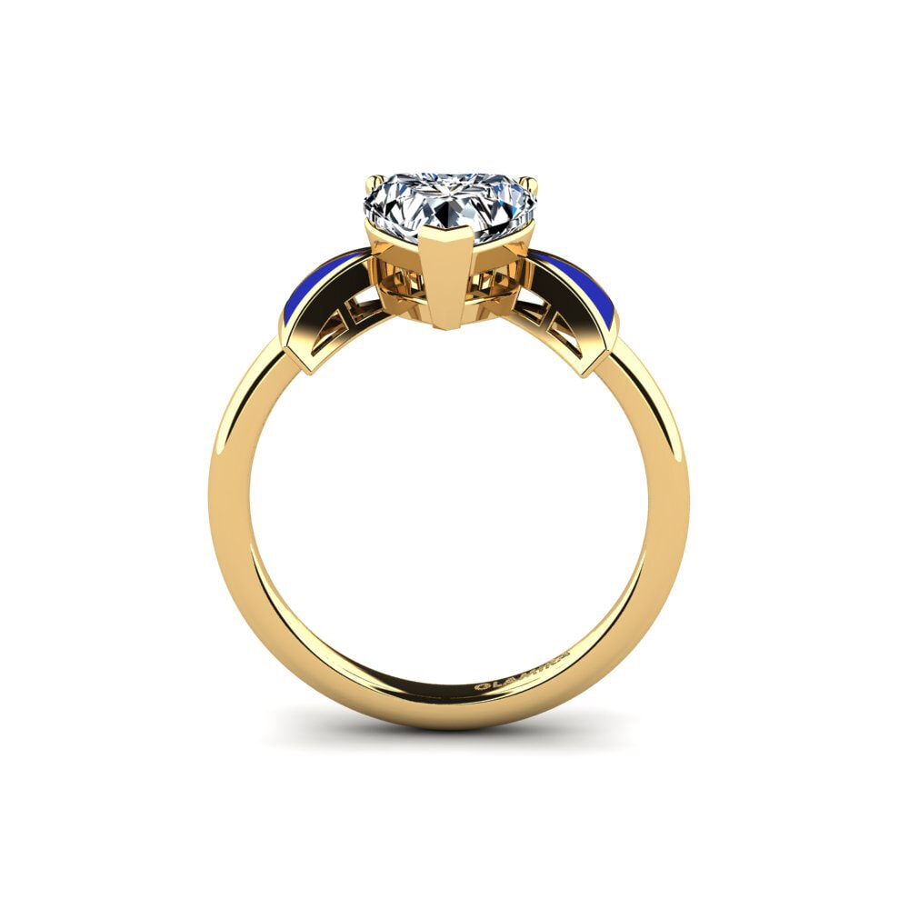 Gelbgold 585 Verlobungsring Fratina - Heart