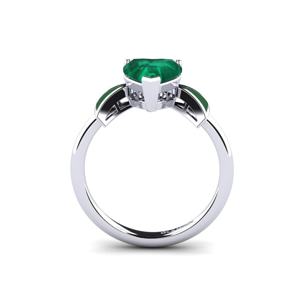Smaragd Verlobungsring Fratina - Heart
