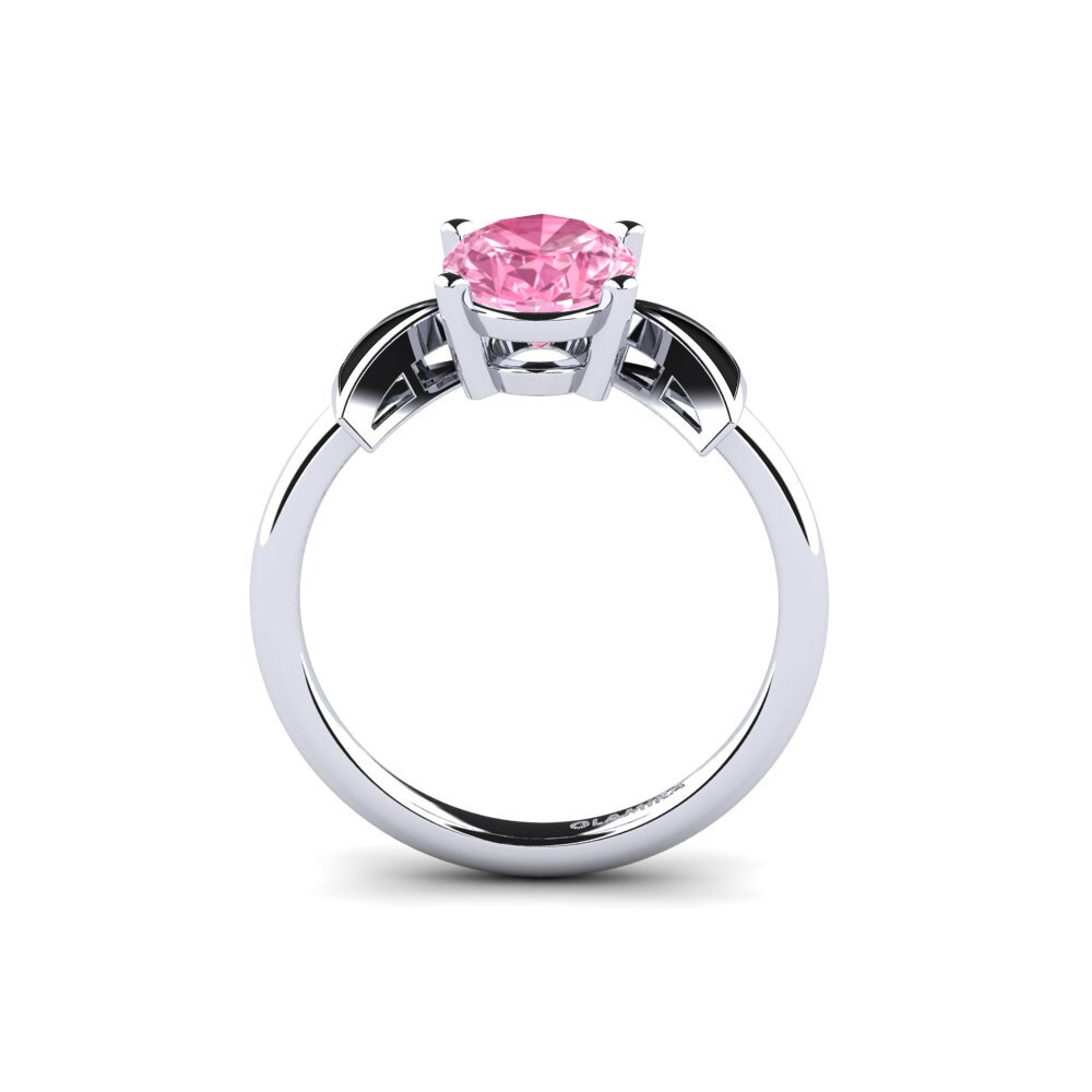 Zafiro Rosado Anillo de compromiso Fratina - Oval