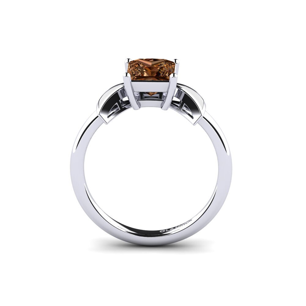 Brauner Diamant Verlobungsring Fratina - Princess