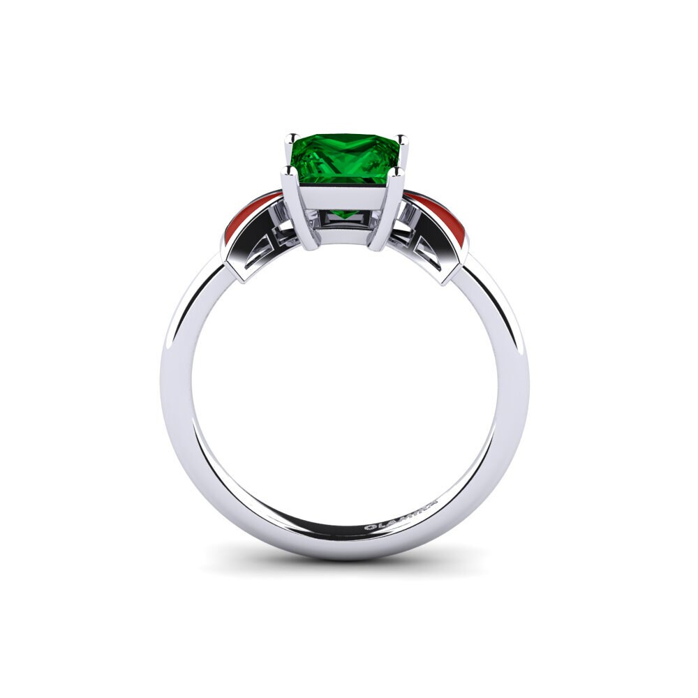 Zircone Vert Bague de fiançailles Fratina - Princess