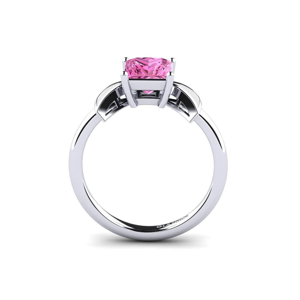 Rosa Topas Verlobungsring Fratina - Princess