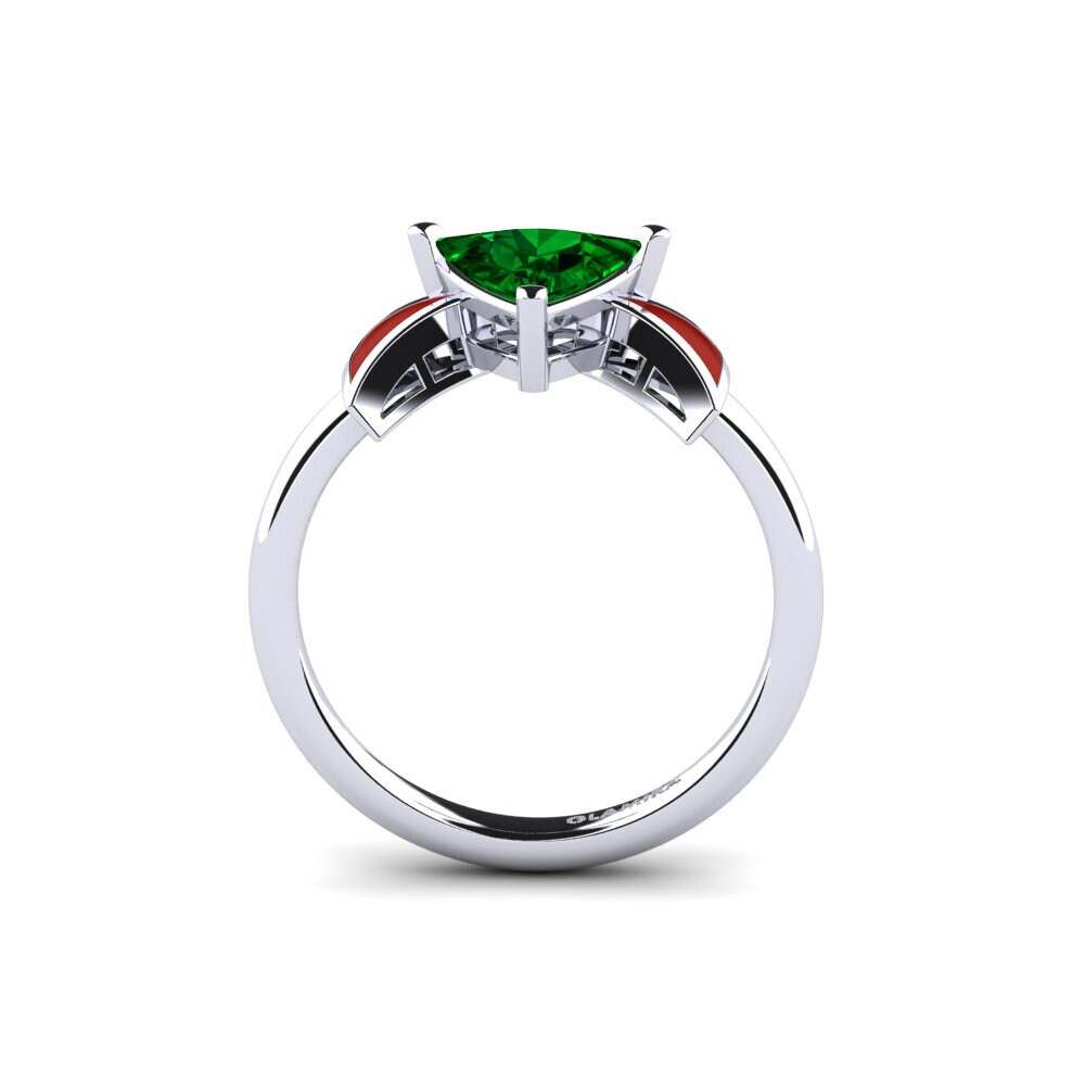 Zircone Vert Bague de fiançailles Fratina - Trillion