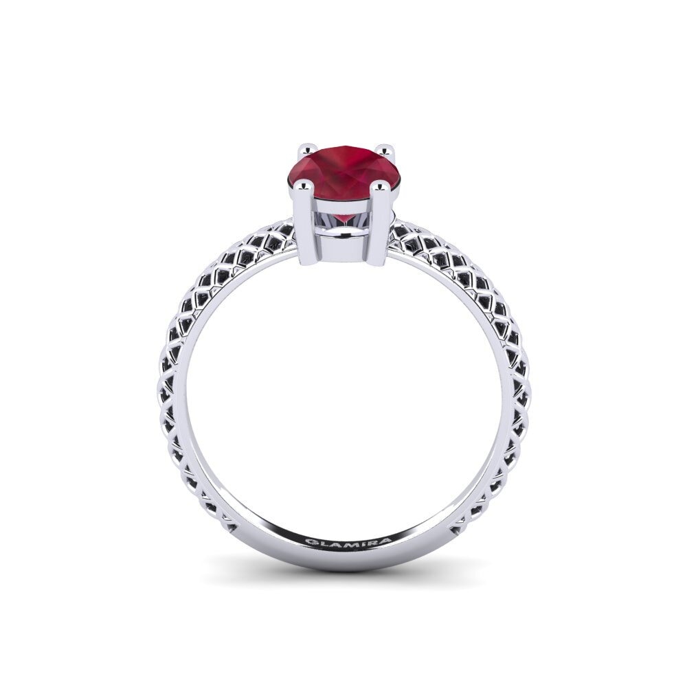 Rubin Verlobungsring Weliach Oval