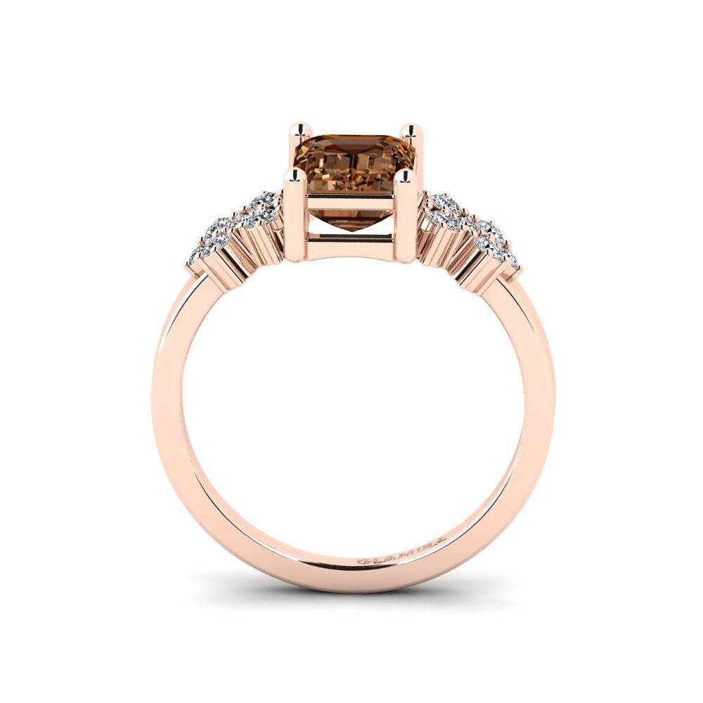 Brown Diamond Engagement Ring List - Emerald