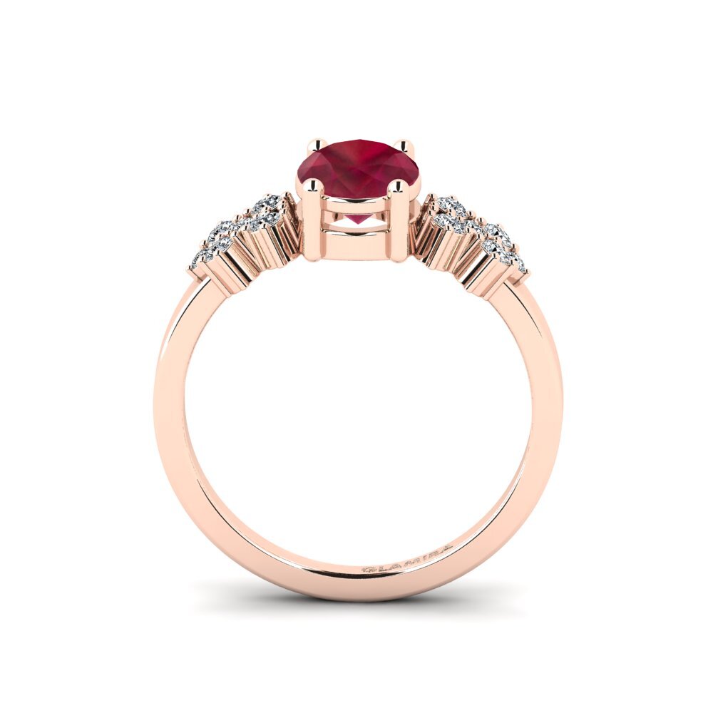 Ruby Engagement Ring List - Oval