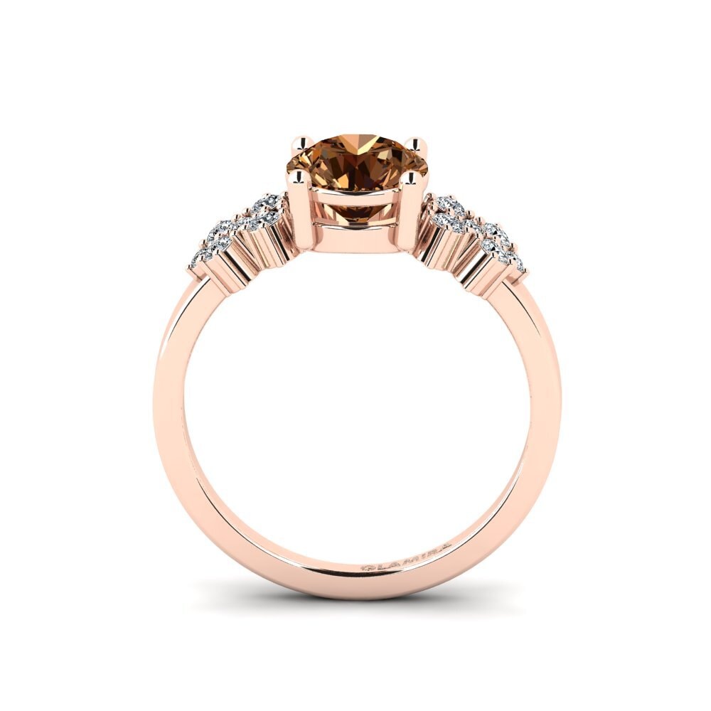 Brown Diamond Engagement Ring List - Round