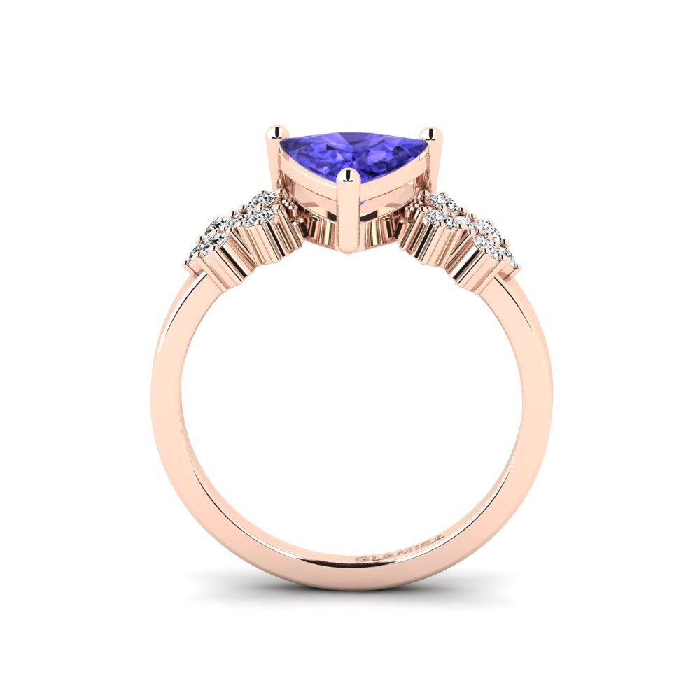 Trillion Tanzanite Engagement Ring List - Trillion