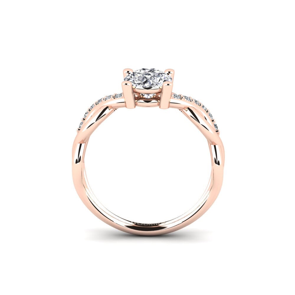 Lab Grown Diamond Engagement Ring Palmiosre - Round