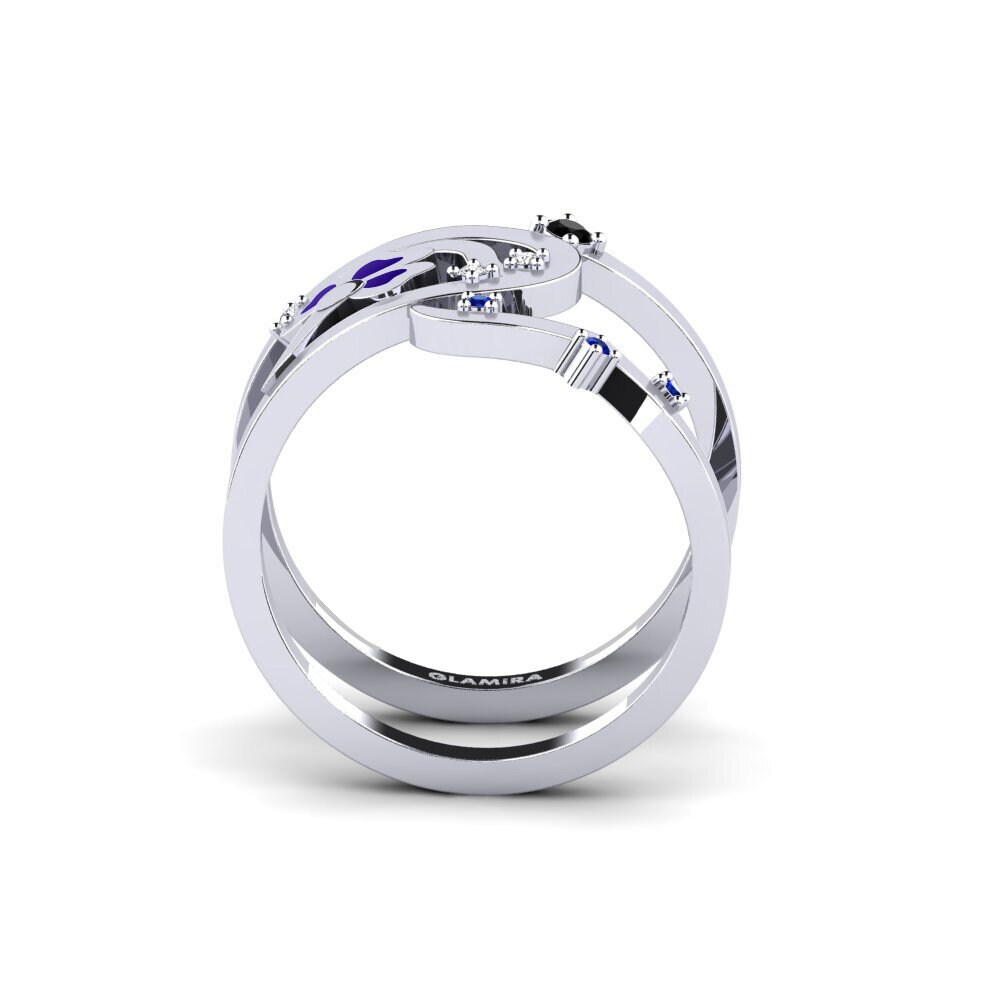 Zafiro negro Anillo Innovate