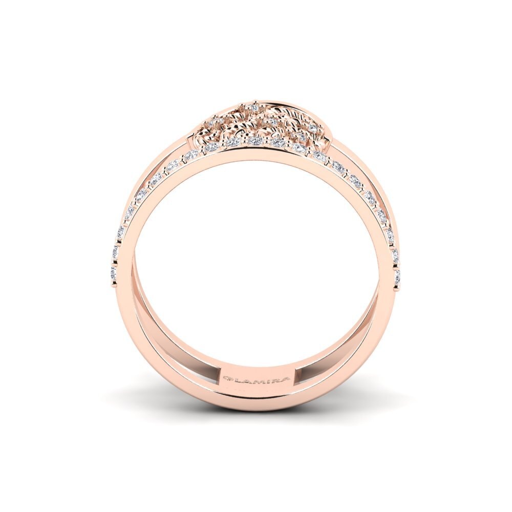 Rotgold 585 Verlobungsring Lindus