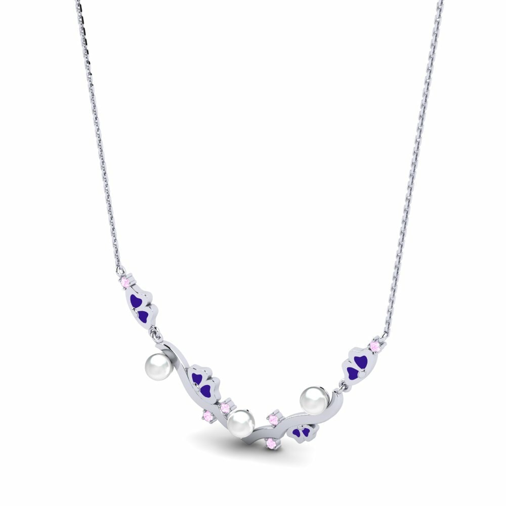Saphir Rose Collier pour femme Location