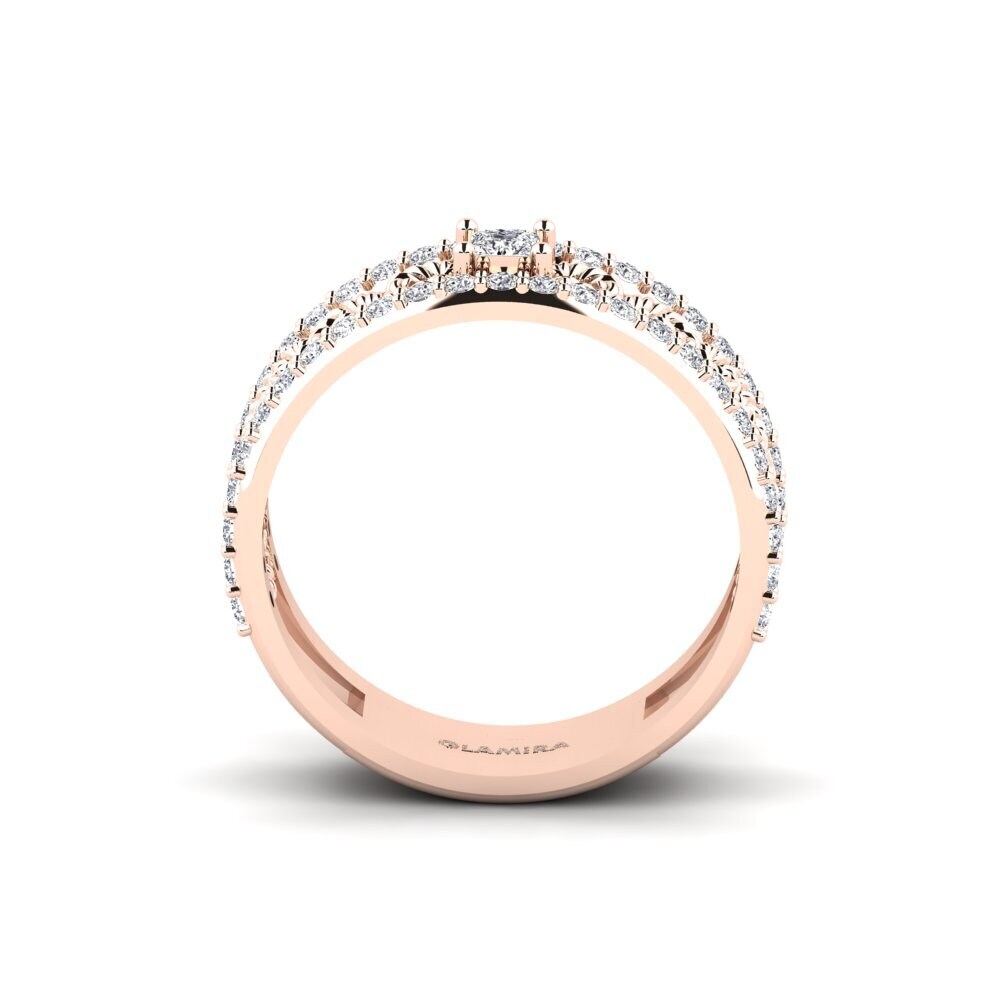 Rotgold 585 Verlobungsring Madytos