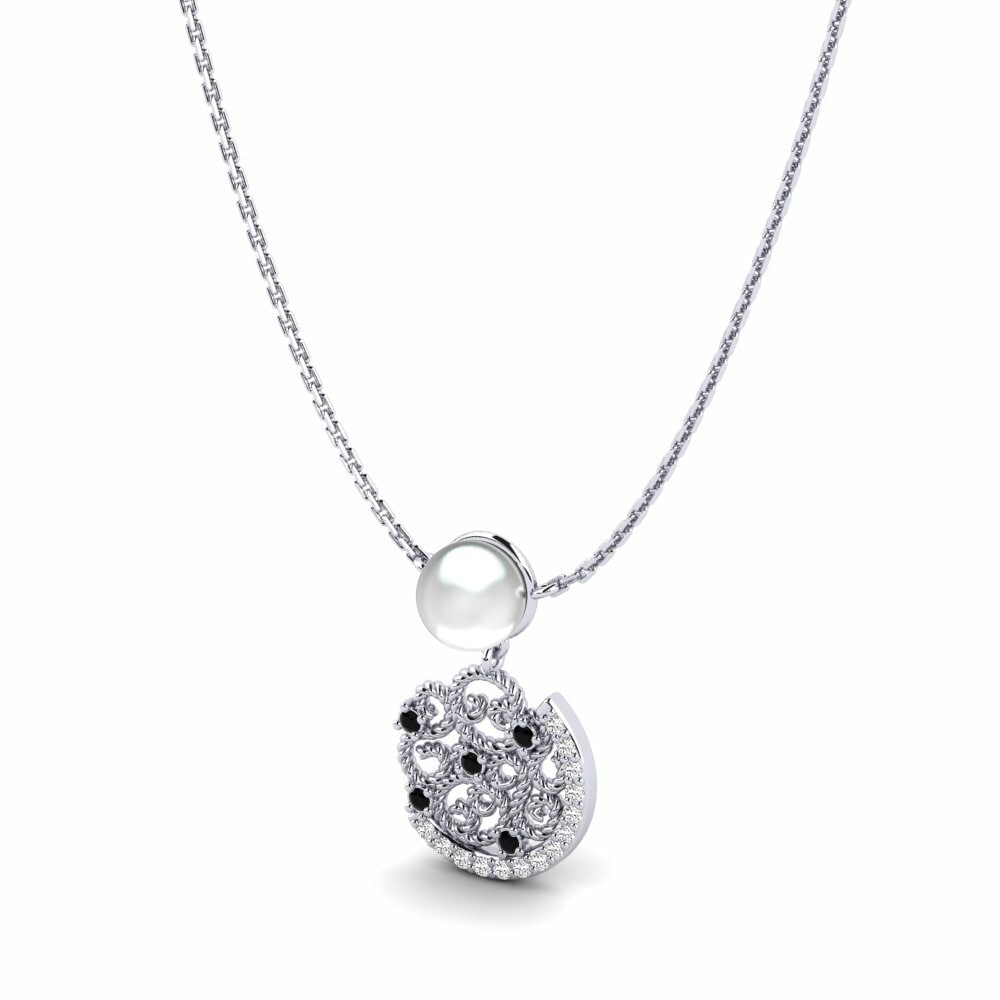 Onyx Noir Collier pour femme Naucratis
