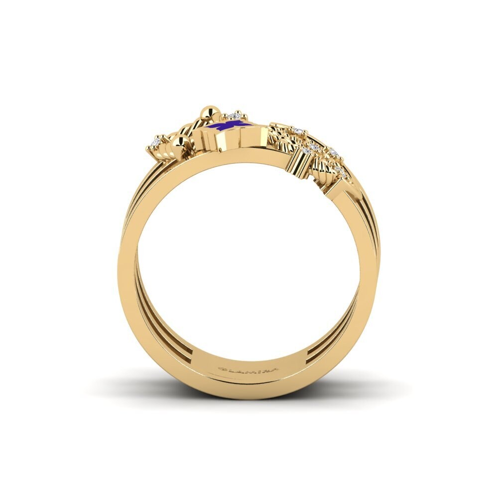 Gelbgold 375 Verlobungsring Nyeri