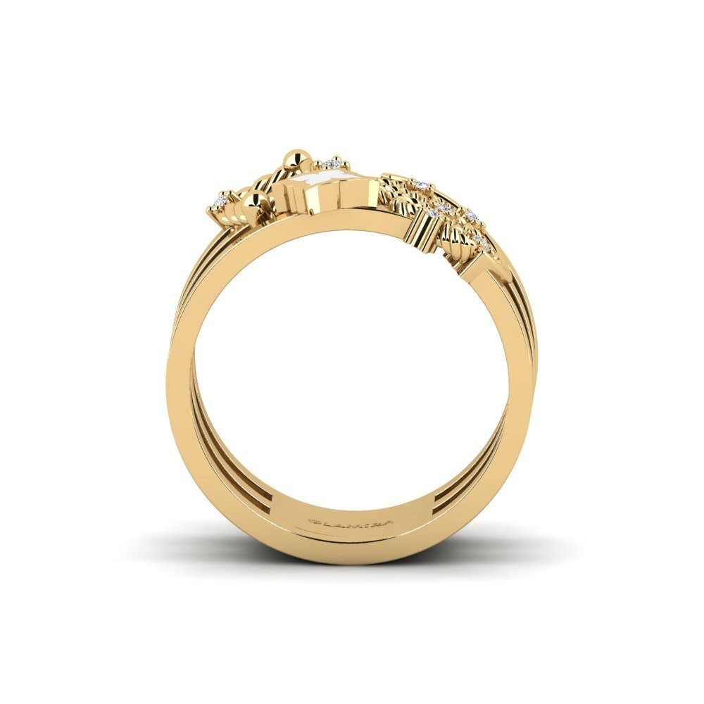 Gelbgold 375 Verlobungsring Nyeri