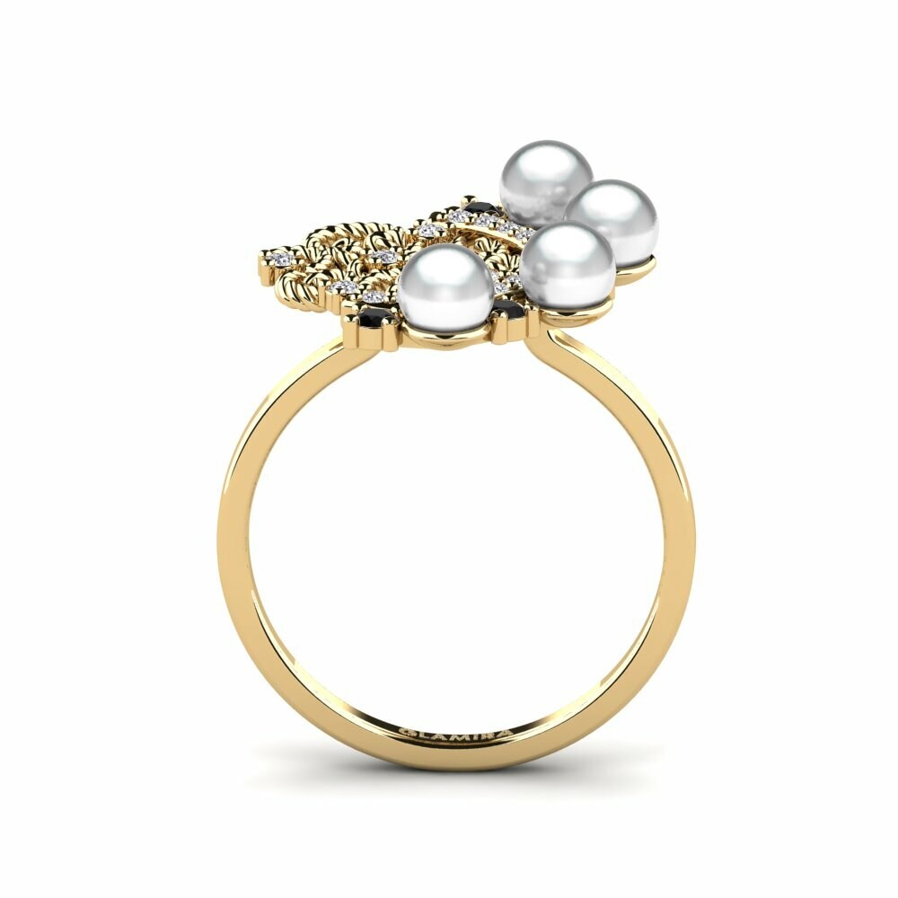Diamant Noir Bague Parium