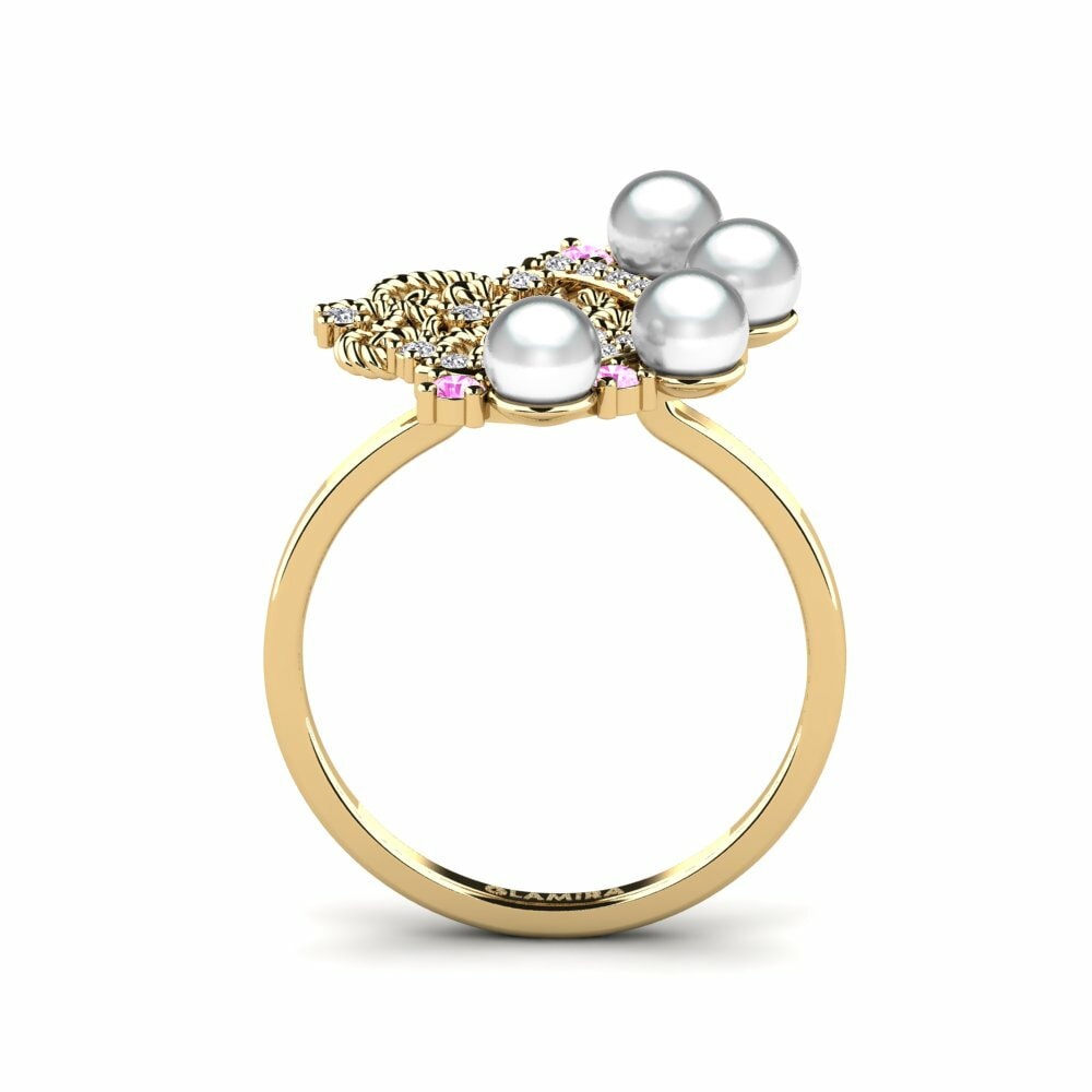 Saphir Rose Bague Parium