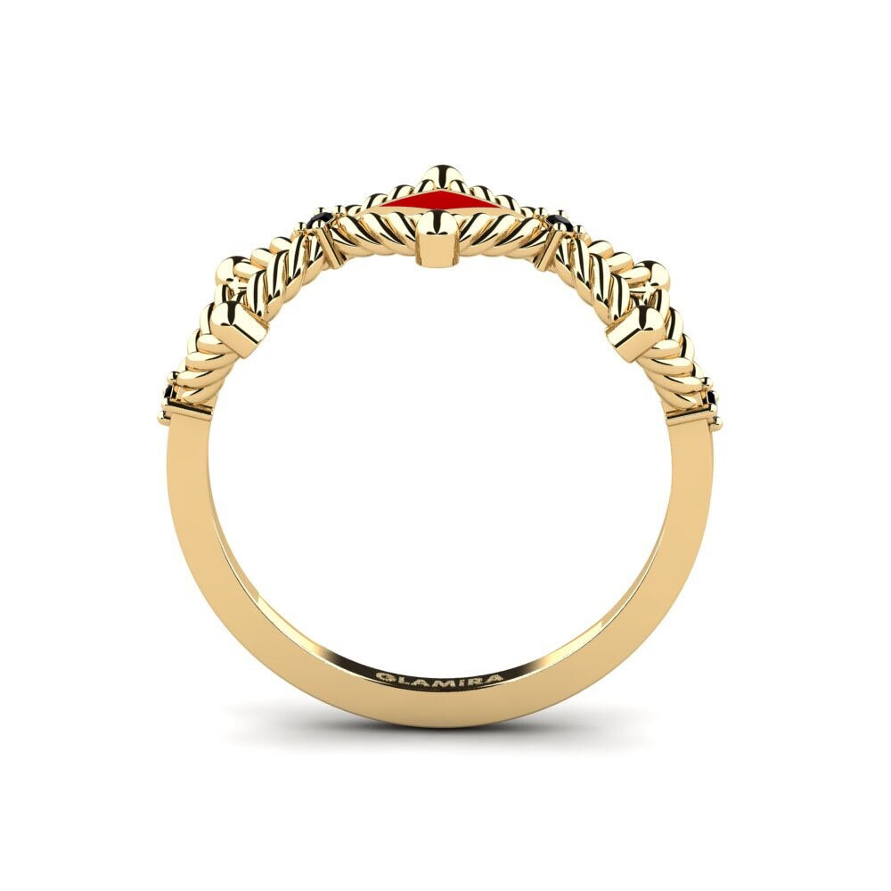 Schwarzer Diamant Ring Takama