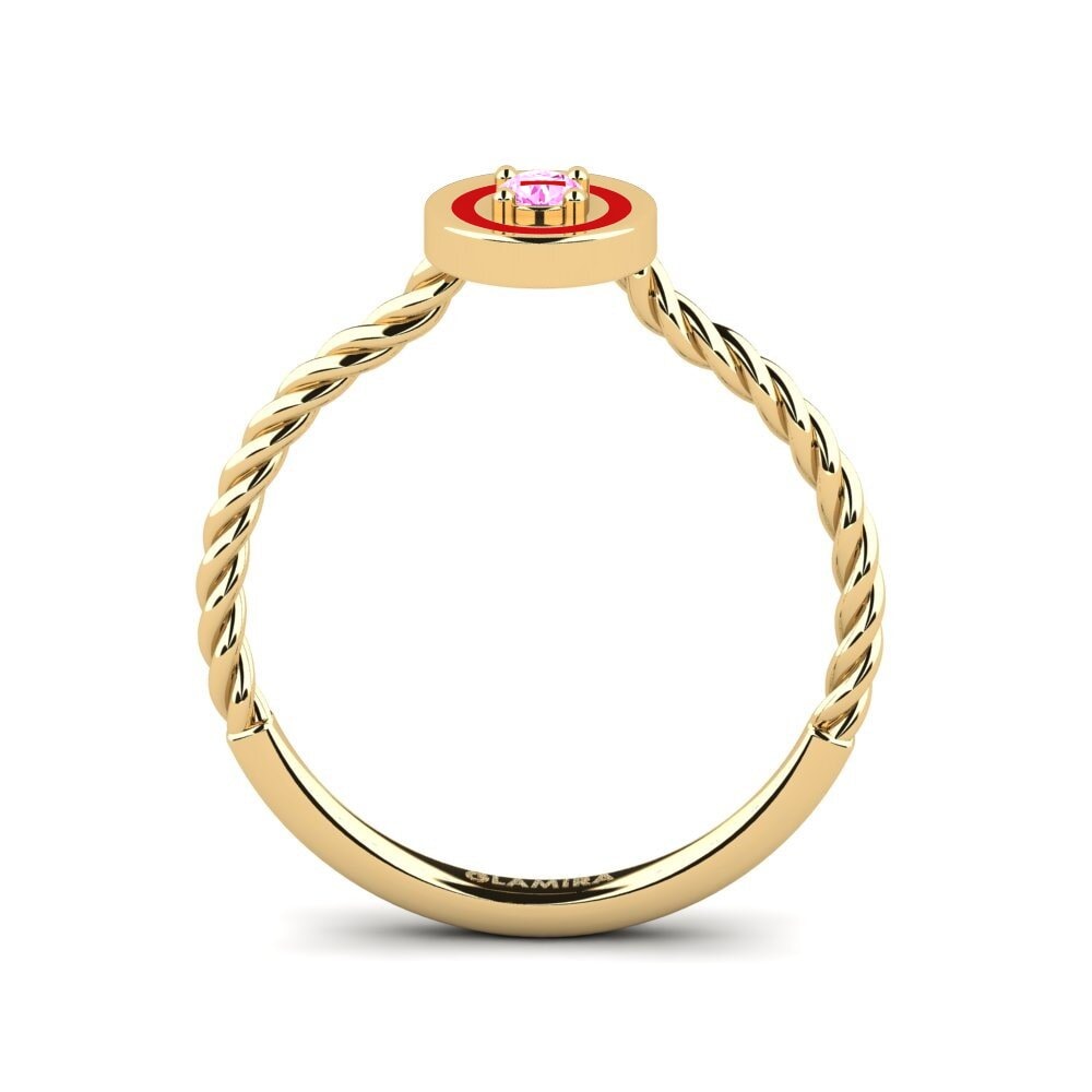 Rosa Saphir Ring Tanji