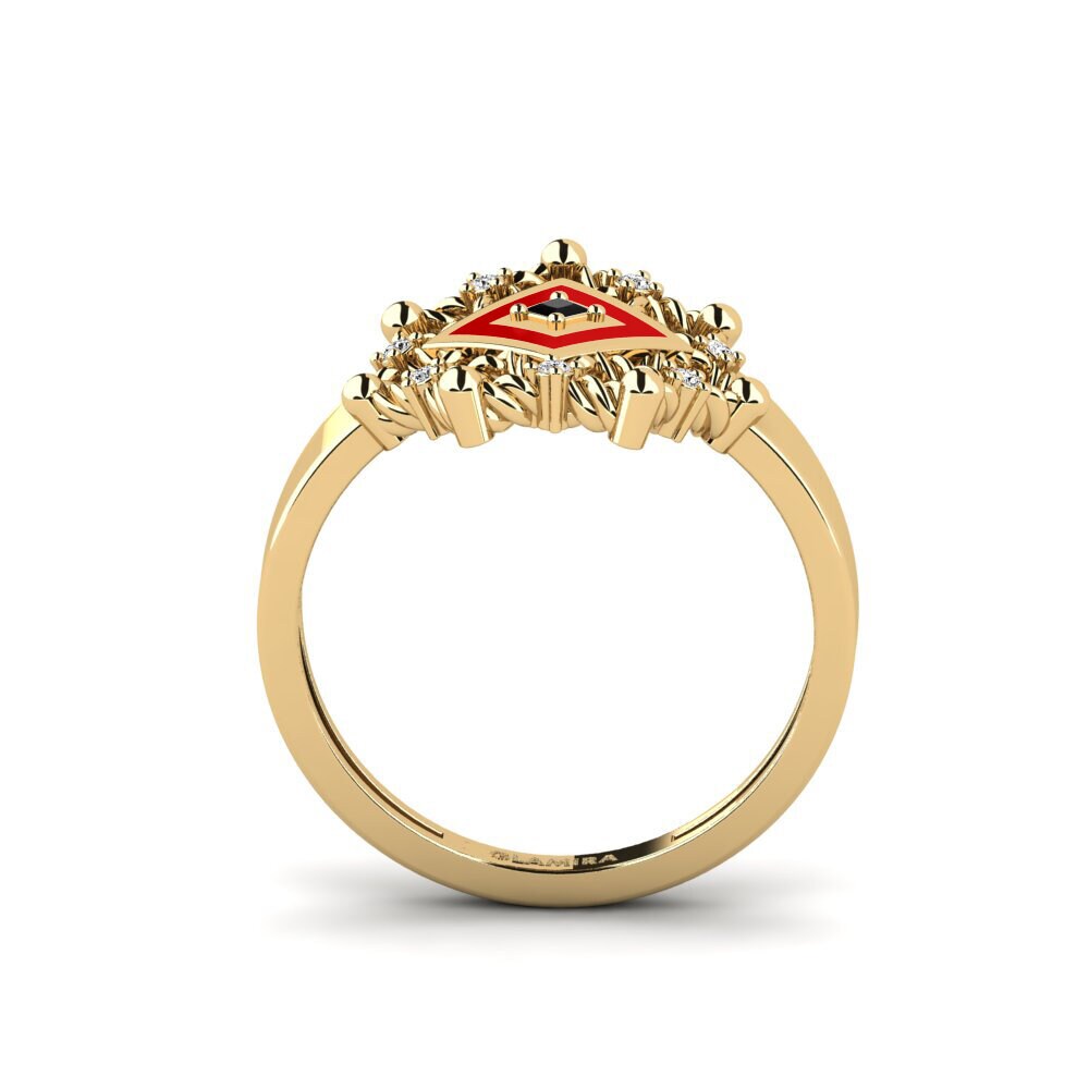 Schwarzer Onyx Ring Tujereng