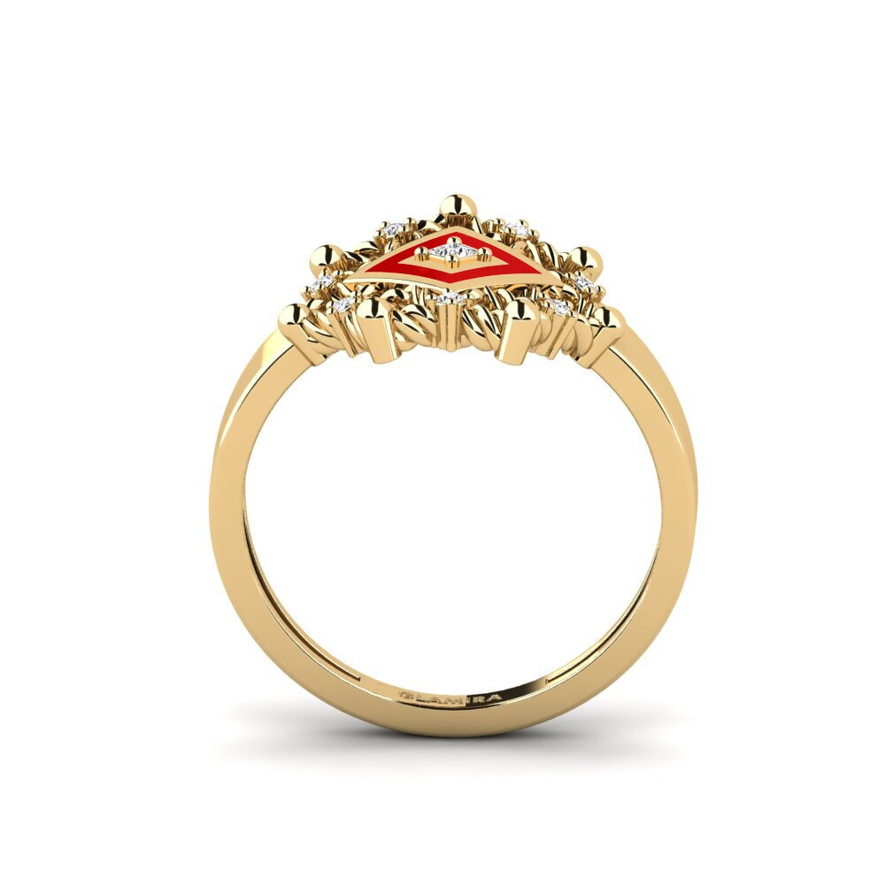 Weißer Saphir Ring Tujereng