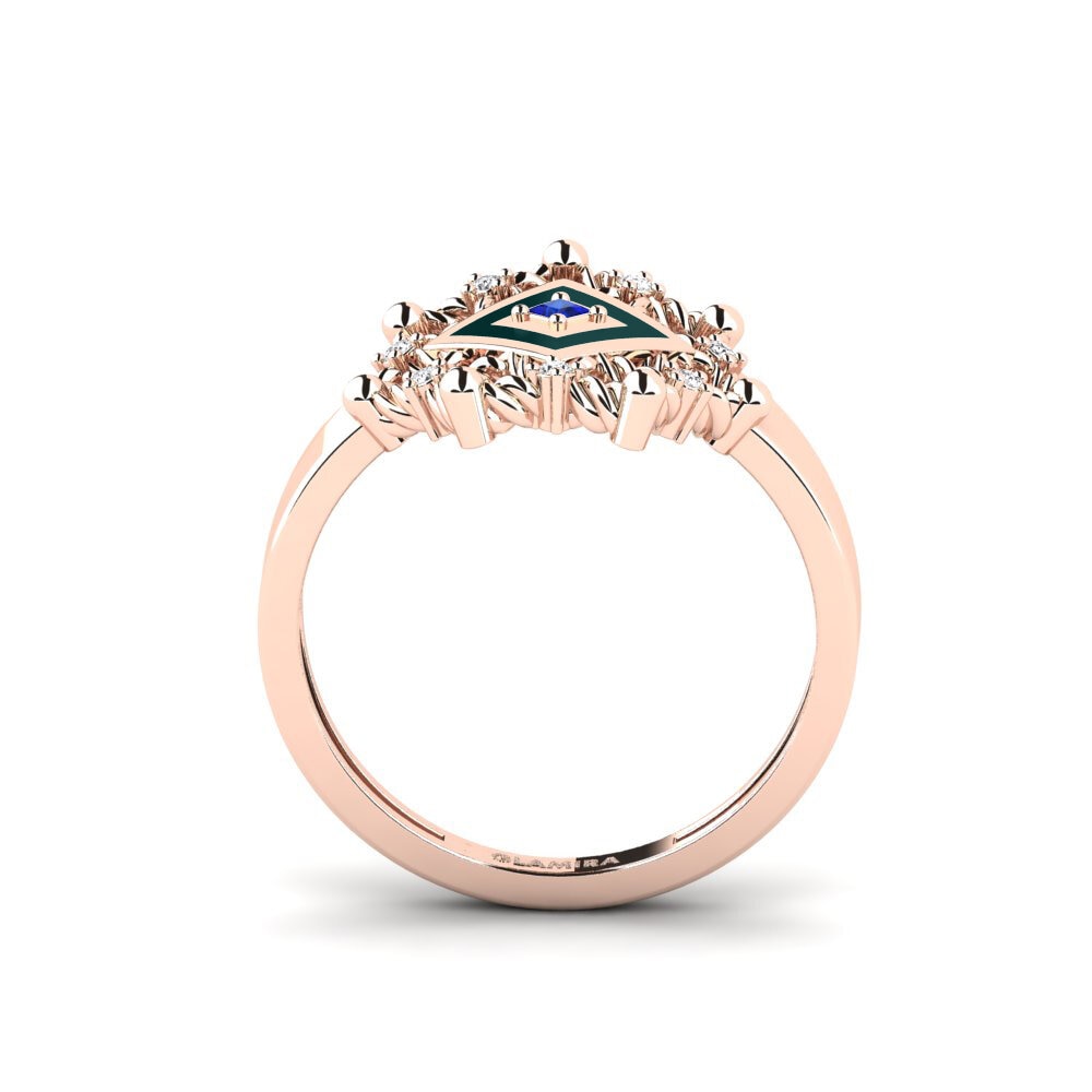 Or rose 14k Bague Tujereng