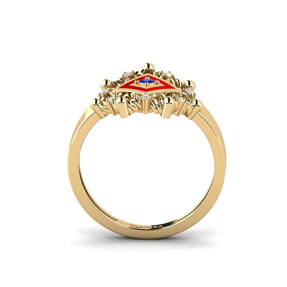 Or Jaune 18k Bague Tujereng