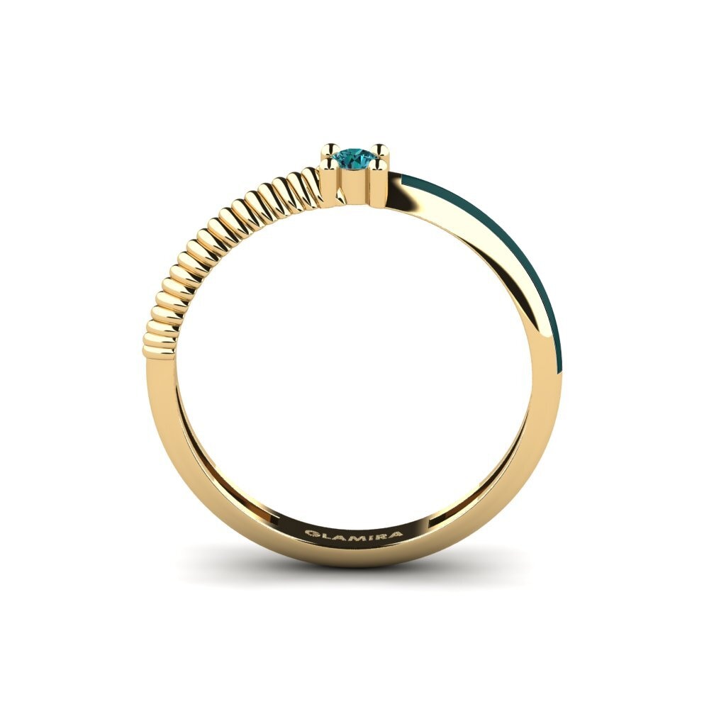 Blauer Diamant Ring Wandaik