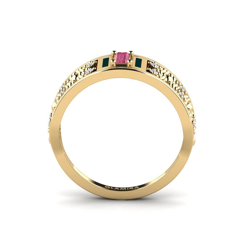 Rosa Saphir Ring Barra