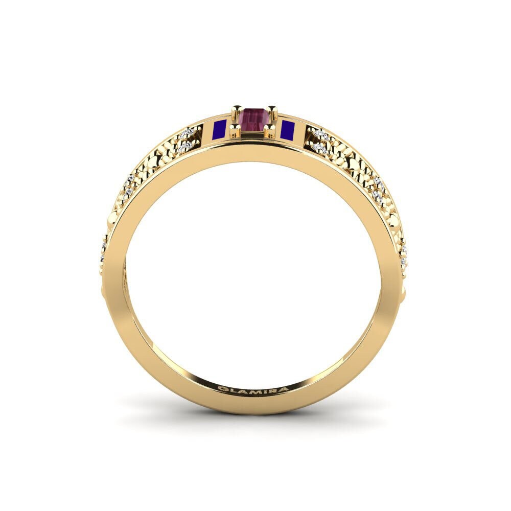 Rhodolit-Granat Ring Barra