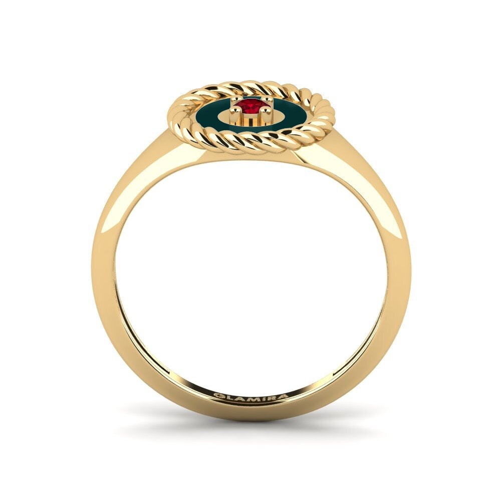Roter Zirkonia Ring Calgary