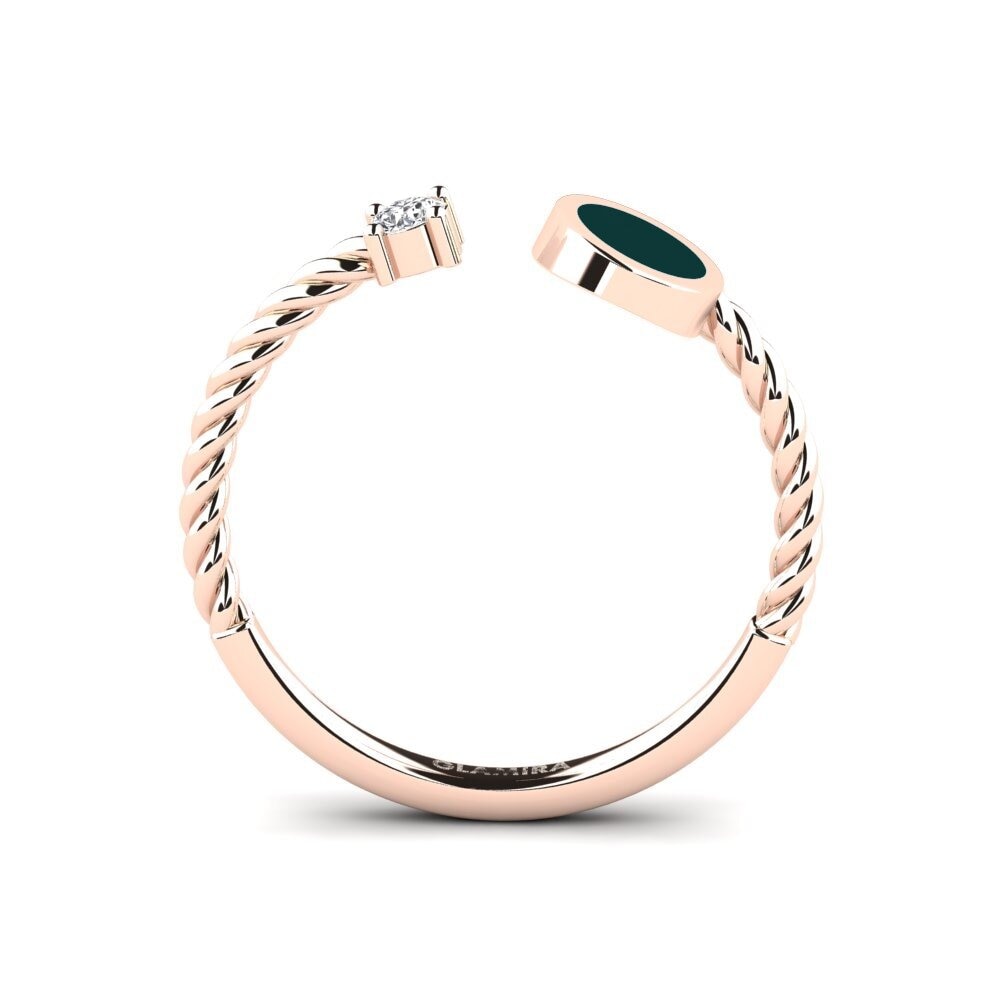 Or rose 14k Bague Camrose
