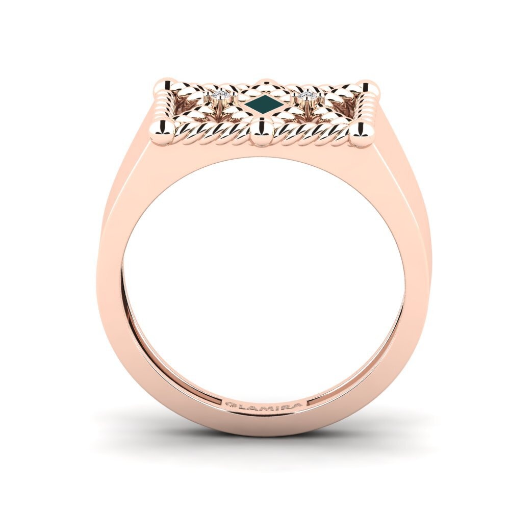 Or rose 14k Bague Falmouth