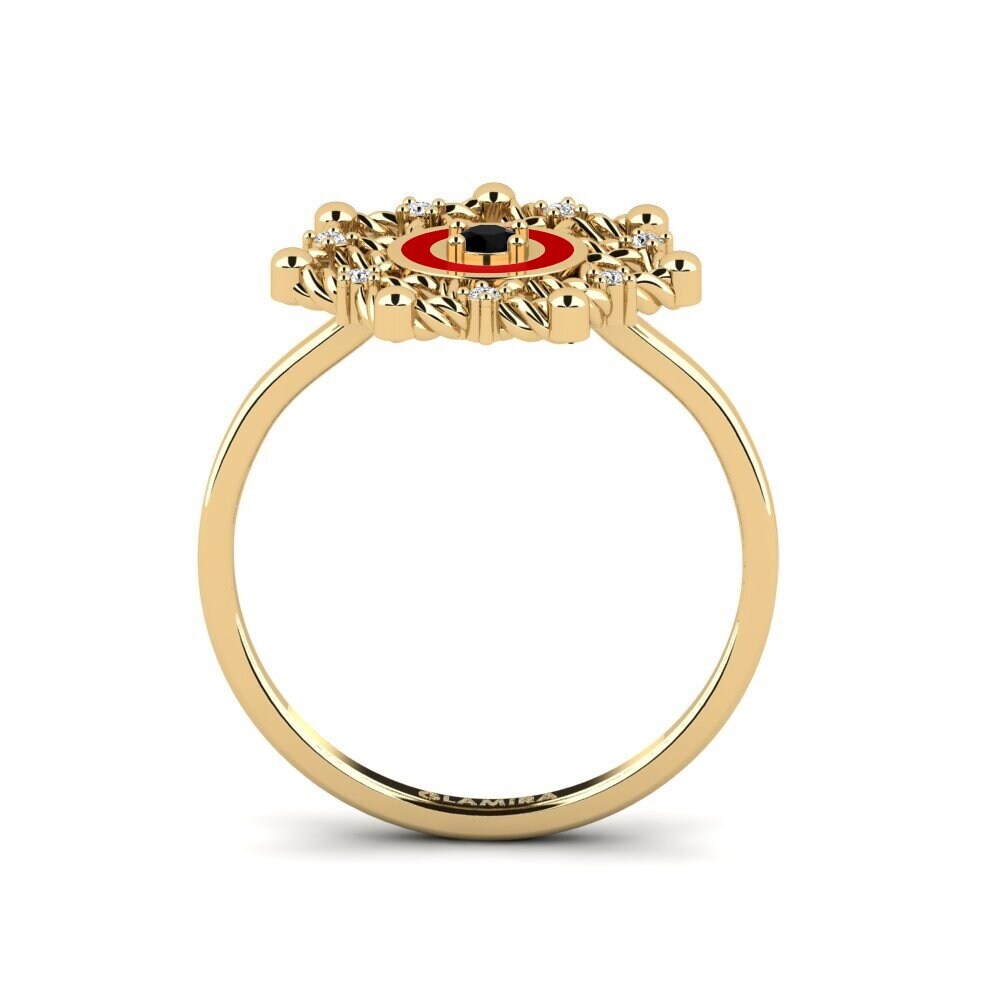 Schwarzer Onyx Ring Farato