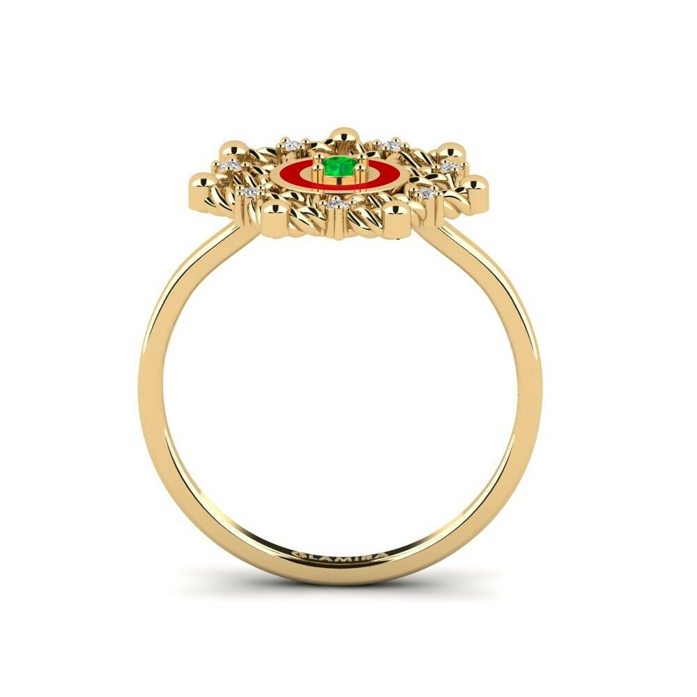 Or Jaune 18k Bague Farato