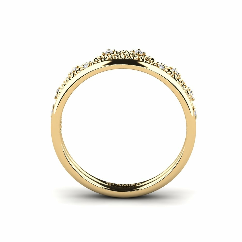 14k Yellow Gold Engagement Ring Halieis