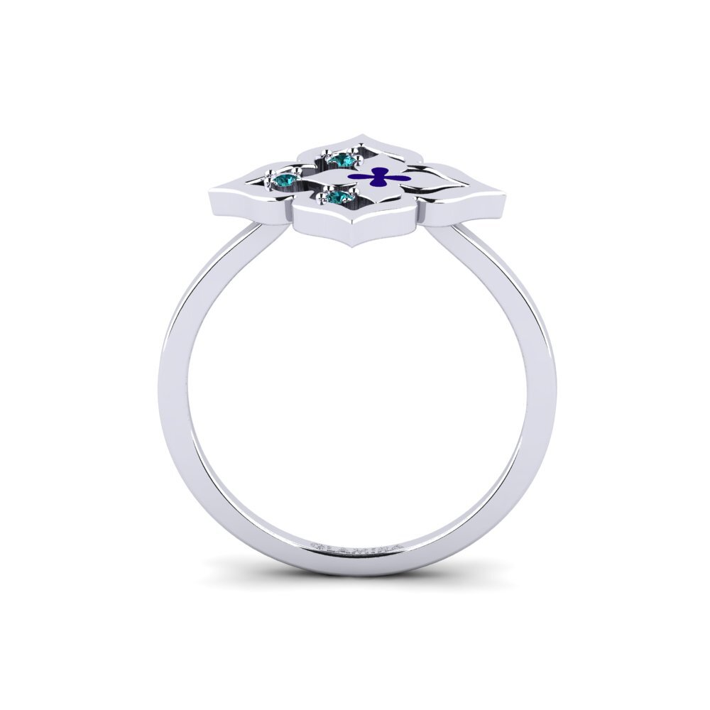 Blue Diamond Ring Imply