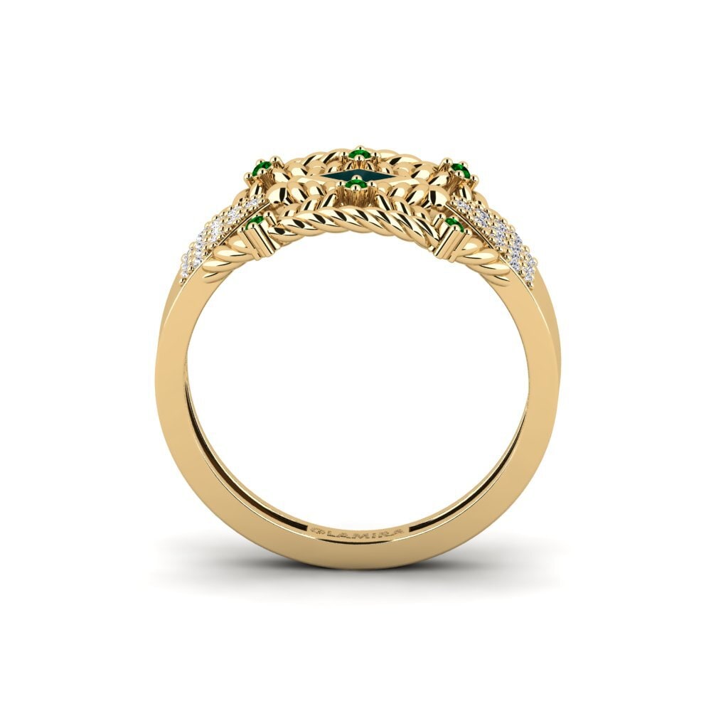 Zircônia Verde Anel Isseneru