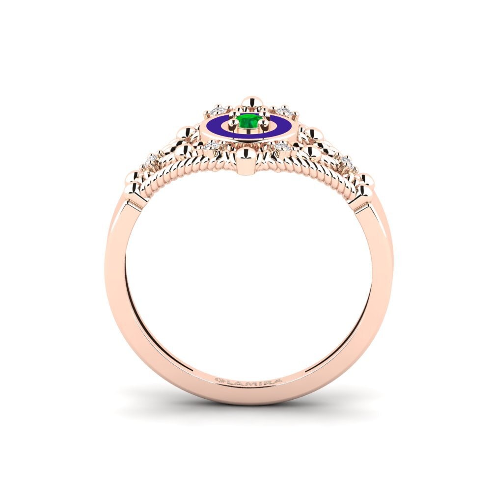 Rotgold 585 Ring Kartong