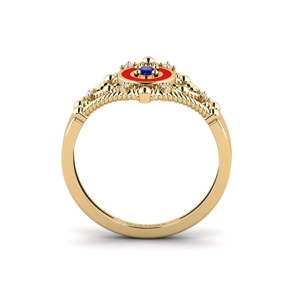 Saphir Ring Kartong